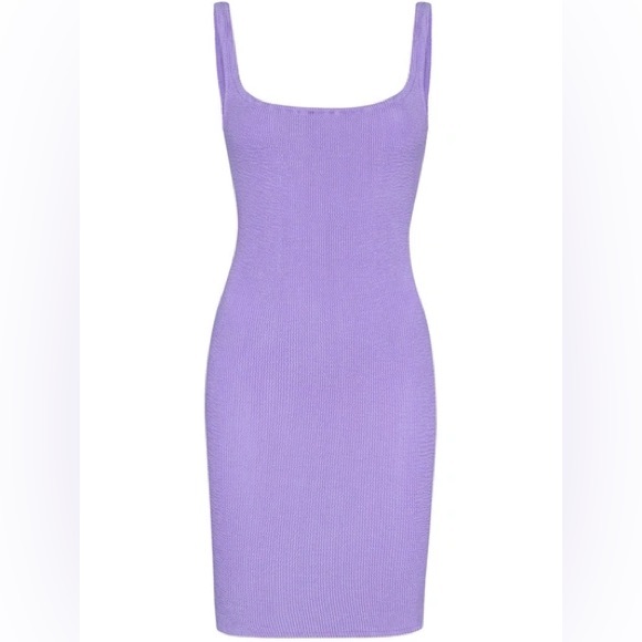 Hunza G fitted knitted tank dress one size - Picture 2 of 8